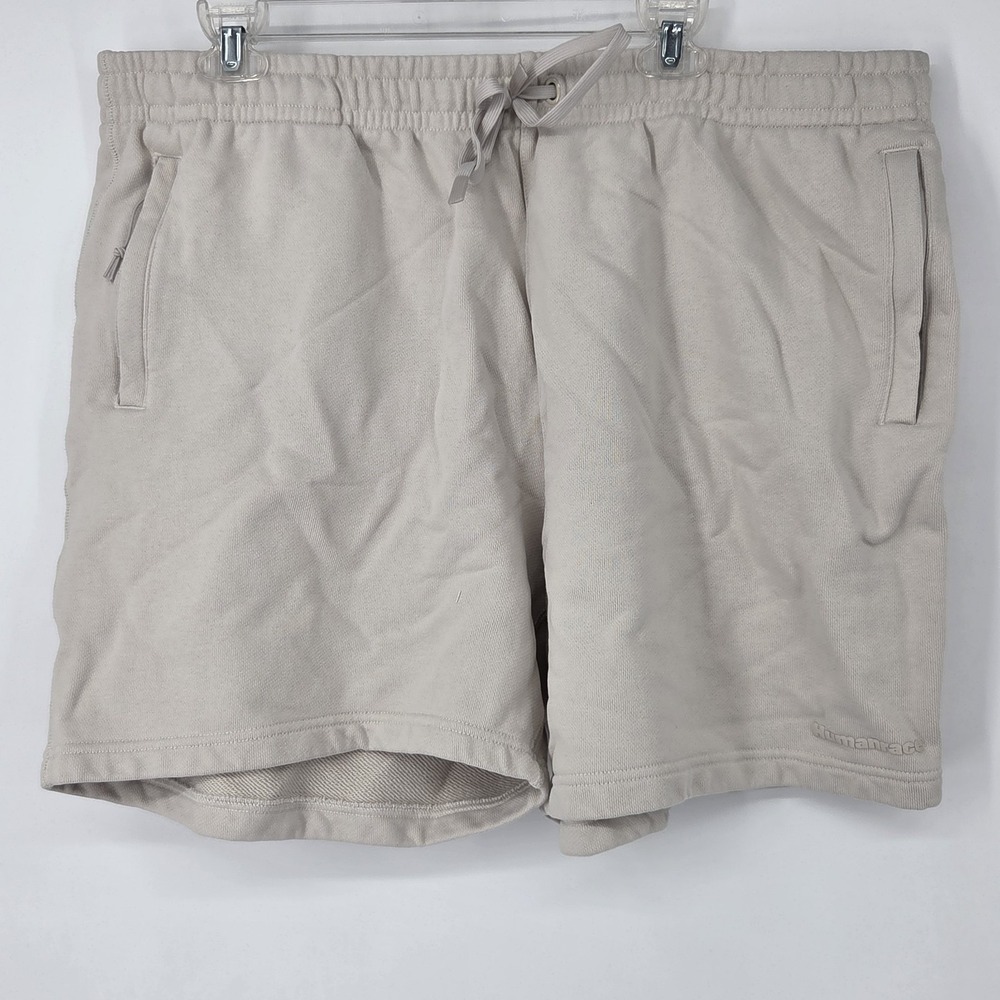 Adidas x Pharrell Williams Human Race Essential Sweat Shorts‎ Mens XXL Beige
